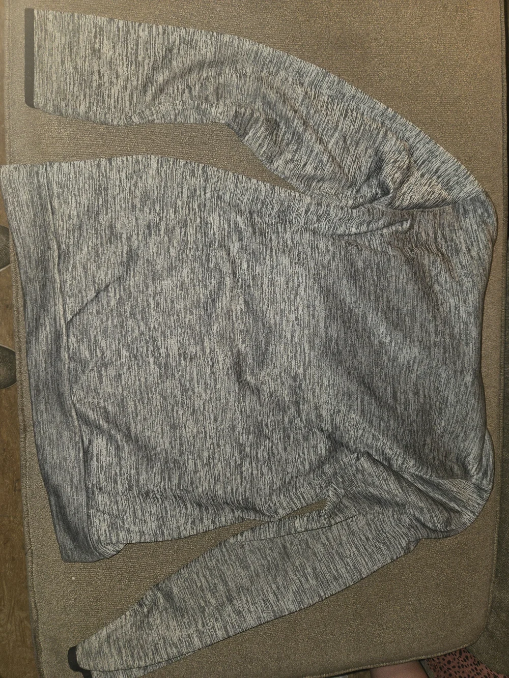 Under Armour Kids Grey Heather Full-Zip Jacket with Black Trim